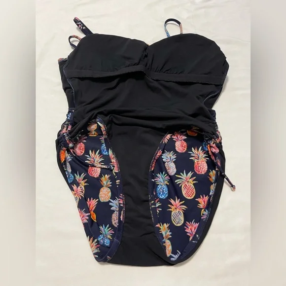 ✨Host Pick✨J.Crew Drawstring Ruched One-Piece Swimsuit - Picture 7 of 11